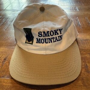 Vintage 1990s Smoky Mountains Tennessee Bear Paw Embroidered Baseball Hat Cap